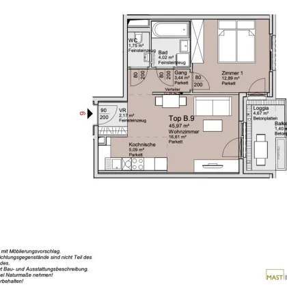 *Ende 2026* Provisionsfreie 2-Zimmer Wohnung mit Loggia! - Bild 2