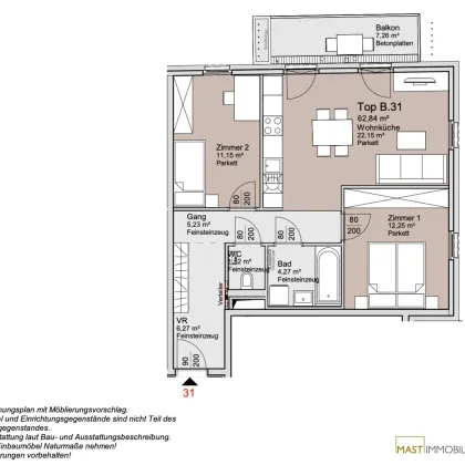 *Ende 2026* Provisionsfreie 3-Zimmer Wohnung im 4. Stock! - Bild 3