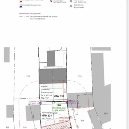 Baubewilligtes Grundstück mit Einreichplan für 3 Doppelhäuser! Nahe Hollabrunn! - Bild 2