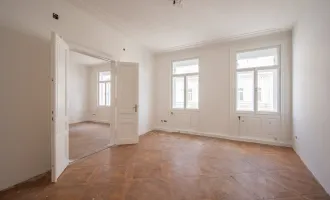 ab Mitte Oktober: sanierte Altbauwohnung mit 2 Badezimmern, kleinem Balkon - Nähe MAK