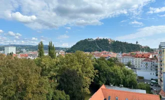 SCHLOSSBERGBLICK - Helle 3,5-Zimmer-Wohnung mit Blick über Graz in zentraler Lage