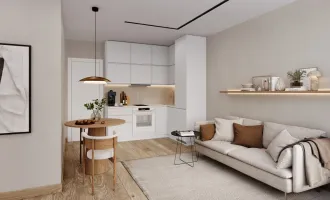 PROVISIONSFREI - Einbauküche geschenkt - 2 Zimmer - ca. 37m² NFL - Terrasse - U-Bahn - Fertigstellung Q1/2025