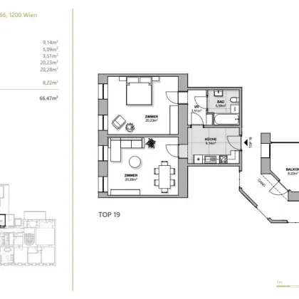 Gebäude aus der Gründerzeit | 58 m² | unbefristet vermietete Wohnung - Bild 2