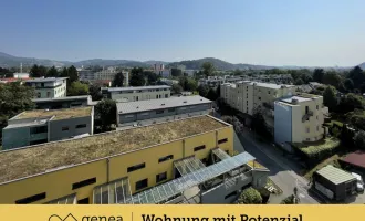 Großzügige 120m² Wohnung mit Renovierungspotenzial und schönem Ausblick in Graz