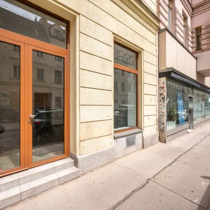 Burggasse: entzückender Shop, Atelier-/Büro- oder Studiogemeinschaft - rd. 100 m² Gewerbefläche mit Innenhof Terrasse - keine Gastronomie! - Bild 3