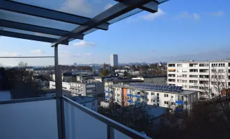 Ausblick über Wels-  3 Zimmer Dachgeschosswohnung mit Balkon, eigener Parkplatz