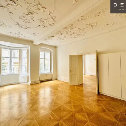 REPRÄSENTATIVES ALTBAUBÜRO ODER PRAXIS | 3 ZIMMER  | 1.OG | ZENTRALE LAGE | PRESTIGEOBJEKT IN WUNDERSCHÖNEM ALTBAUPALAIS - Bild 2