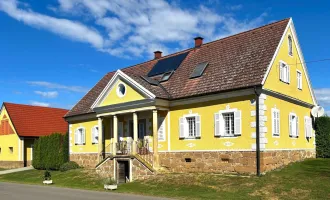 Herrschaftliches, top saniertes 280m² Bauernhaus im Erzherzog-Johann Baustil mit Gutshofcharakter, großem Innenhof, Garagen- und Nebengebäuden, in Ortslage