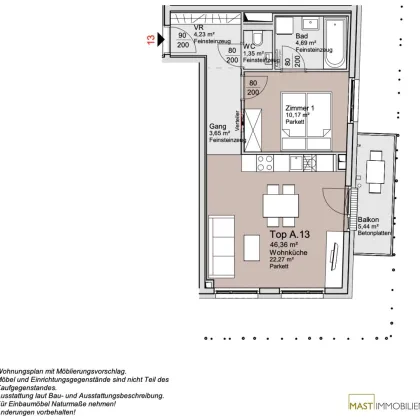 Alte Donau! Provisionsfreie & exklusive 2-Zimmer Wohnung beziehbar Ende 2026! - Bild 3