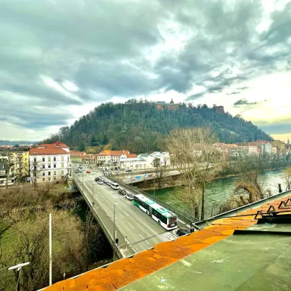 * DIREKT AN DER MUR * I EIN JUWEL IN GRAZ I LETZTER STOCK MIT LIFT I WG GEEIGNET I HAUSTIERE WILLKOMMEN I - Bild 2