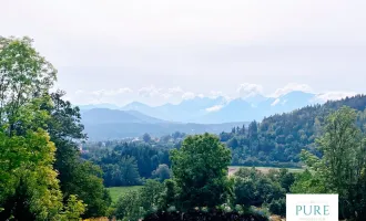 ATTRAKTVIE LAGE BEI VELDEN! Hanggrundstück mit traumhaftem Karawankenblick!