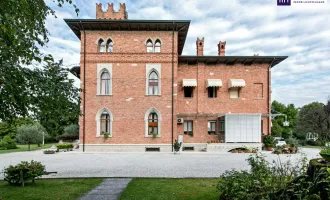 Ein Traum wird wahr mit der historischen 960m² Villa mit einem 17.000m² großen Park mit Teich und Pool in Pordenone - Triest - Italien!