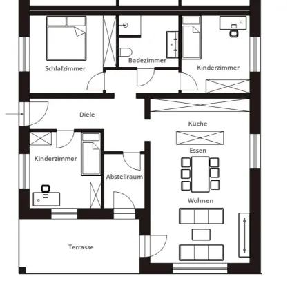 Besondere Gelegenheit - Zwei Bungalows unter einem Dach - Perfekt als Zweifamilienhaus nutzbar - Bild 2