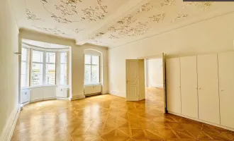 | AUSSERGEWÖHNLICHE & ATEMBERAUBENDE DREI ZIMMER WOHNUNG | ALTBAU PALAIS | 1.OG | AB SOFORT VERFÜGBAR | ZENTRALE LAGE