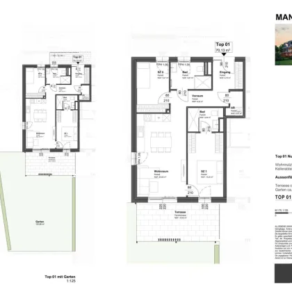 Mandlgasse 5, Top 01: 3-Zimmer Wohnung mit über 100 m² Garten - Bild 2