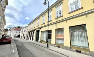 GESCHÄFTSLOKAL IN BADEN - NÄHE JOSEFSPLATZ, RÖMERTHERME UND FUSSGÄNGERZONE - SANIERUNGSBEDÜRFTIG