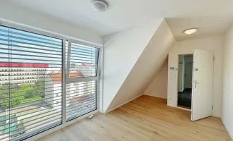 2 Zimmer-Dachgeschosswohnung mit Klimaanlage und Dachterrasse. Erstbezug