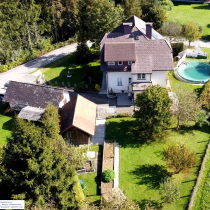 Altmünster: Verträumte Villa mit großem Garten und Traunsteinpanorama - inkl. freiem Baugrund!! - Bild 2