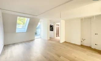 Erstbezug: Top ausgestattete Smart Home Dachgeschoss - Wohnung (klimatisiert) mit Balkon im trendigen Ottakring!