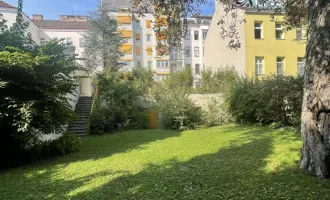 Traumhafte 3-Zimmer-Stadtwohnung mit Loggia und Garten (und optionalem Stellplatz) - vollsaniert in 1070 Wien!