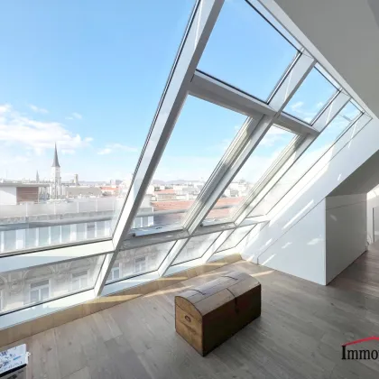 Moderne Dachgeschosswohnung (Maisonette) mit großer Dachterrasse und einzigartigem Ausblick auf den Stephansplatz - Bild 2