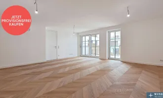 PROVISIONSFREI! THE FUSION! Großzügig geschnittener Zwei-Zimmer-Erstbezug mit Balkon