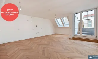 PROVISIONSFREI! EXKLUSIVES DACHGESCHOSS! Klimatisierter Erstbezug mit herrlicher Dachterrasse