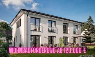 Neues Zuhause zum Wohlfühlen: Moderne Doppelhaushälfte mit Garten in Lustenau (Haus A)