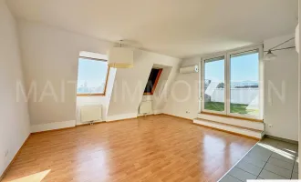 DG-Wohnung mit großer 45m2-Terrasse! | 4 Zimmer | Garage optional