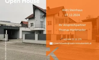 Exklusives Einfamilienhaus mit Traunsteinpanorama und vielseitigen Extras in Steinhaus *OPEN HOUSE am 07.12.24*