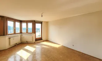 3D-Tour! PROVISIONSFREI VOM EIGENTÜMER! 13.OG! FERNBLICK AUF DEN WIENERWALD! 4-ZIMMER MAISONETTE-WOHNUNG MIT TERRASSE NÄHE U4!