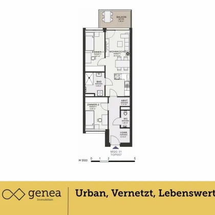 Exklusive Apartments | Charmantes Stadtwohnen | MQG | ERSTBEZUG - Bild 2