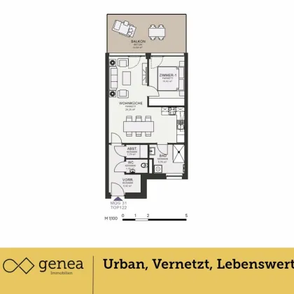 Zentral gelegen | Neues Zuhause | MQG | ERSTBEZUG - Bild 2