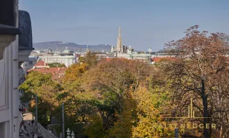 Exklusive, frisch sanierte Stadtwohnung beim Schloss Belvedere mit Blick auf Wien