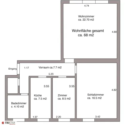 ACHTUNG: NEUER PREIS++2401 Fischamend am Markt++Nähe Flughafen Wien++ Sehr gepflegte 3- Zimmer Neubauwohnung ++ Geeignet für Paare und Jungfamilien als auch für Investoren als Geldanlage++ - Bild 2