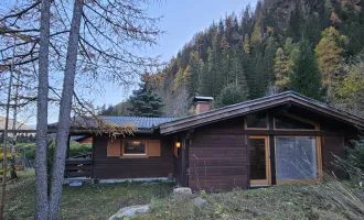 Kuscheliges Holzhaus mitten im Nationalpark Hohe Tauern