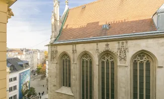 Passauer Platz - bis 28.02.2026 befristet vermietete Altbauwohnung mit Blick auf die Kirche