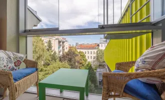 gemütlich - hofseitig - zentral: 2 Zimmer Neubauwohnung mit Loggia in der Kaiserstraße!