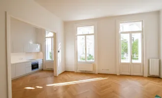 Unbefristet: Elegante 4-Zimmer-Altbau-Wohnung mit Balkon in bester City-Lage