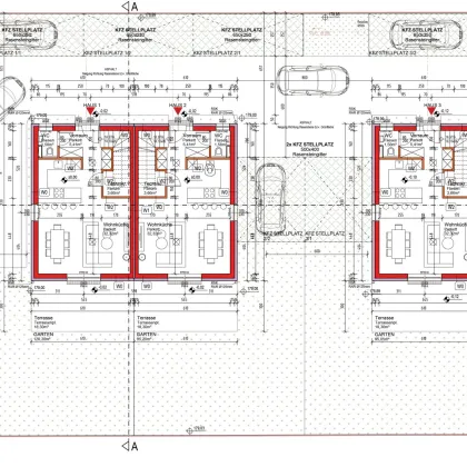 BAUTRÄGER AUFGEPASST! | Bewilligtes Wohnbauprojekt mit vier Doppelhaushälften! | ca. 1.085 m² Grundstücksfläche | Provisionsfrei! - Bild 2