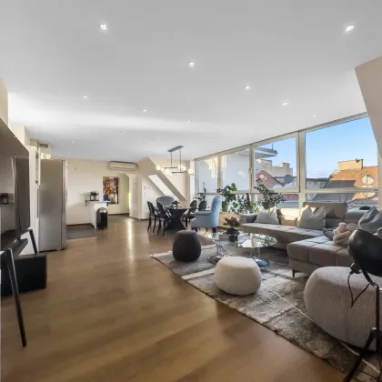 VIENNA SKYLINE: 254m² Nutzfläche - Lichtdurchflutetes Penthouse mit atemberaubender 105m² Dachterrasse und 360 Grad Innenstadt Blick - Bild 3