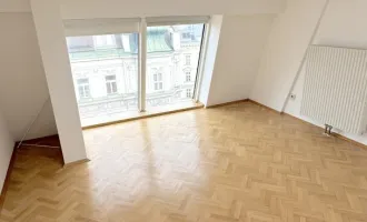 Stilvolles Wohnen auf zwei Ebenen in Top-Lage von Wien - Renovierungsbedürftiges Juwel mit Balkon und Terrasse