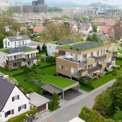 Ein cooles modernes Penthouse zum Träumen & Genießen - mit riesengroßer Sonnenterrasse mit Blick ins Grüne und sehr guter Verkehrsanbindung - RUHELAGE ! - Bild 2