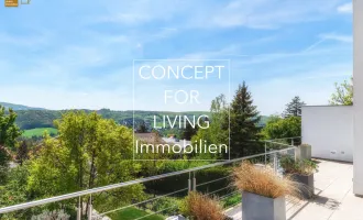 ARCHITEKTEN-VILLA | AM ÖLBERG | südlage | luxus pur | fernblick auf klosterneuburg und skyline von wien