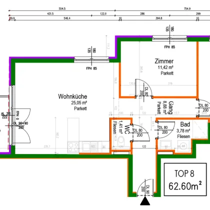 NEU! EXKLUSIV ++16 MODERNE NEUBAUWOHNUNGEN ++ BEZUGSFERTIG ++ IN TOP-LAGE ++ NÄHE U2 ASPERNSTRASSE ++ 10 TIEFGARAGENPLÄTZEN ++ 1220 WIEN - Bild 2