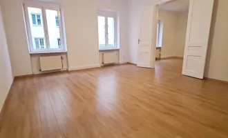 REMBRANDTSTRASSE, teilsanierte 89 m2 Altbau, 3 Zimmer, Extraküche, Wannenad, Parketten, 1. Liftstock, WG-geeignet, Augarten-Nähe